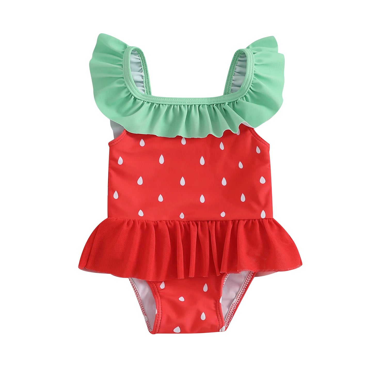 Maillot Volanté Bébé – Petits Bains Plein de Charme (0-3 ans)