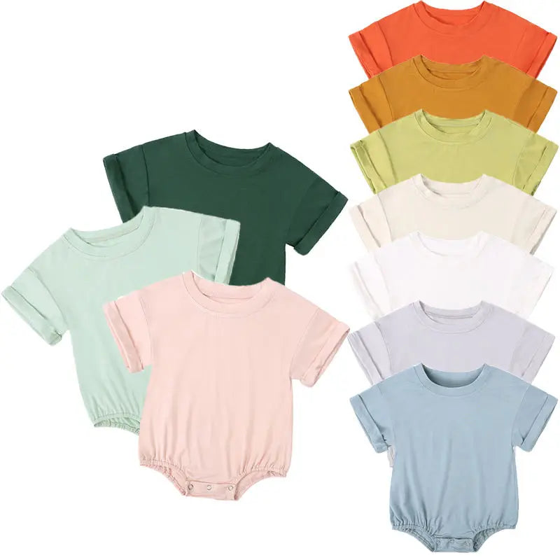 Combi Bambou – Barboteuse Minimaliste en Fibre Naturelle (3–24 mois)
