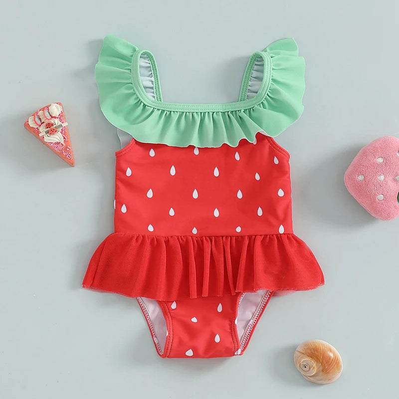Maillot Volanté Bébé – Petits Bains Plein de Charme (0-3 ans)