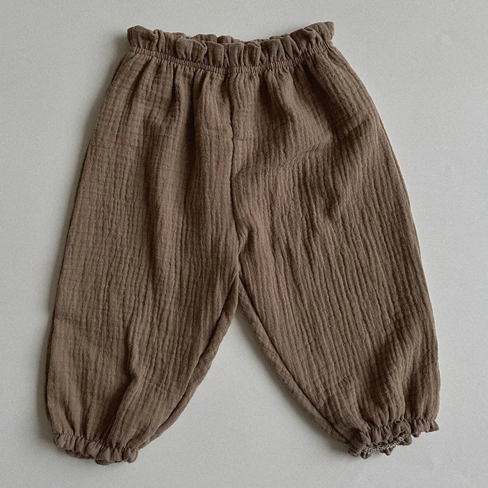 Pantalon Malin Souple en Coton Bio Imprimé