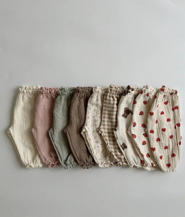 Pantalon Malin Souple en Coton Bio Imprimé