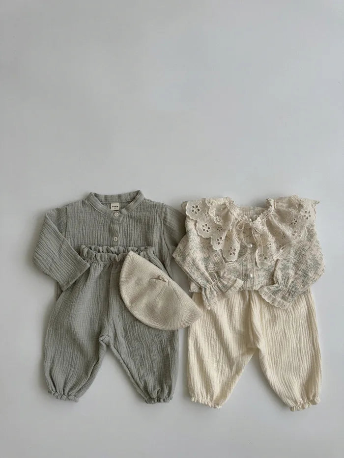 Pantalon Malin Souple en Coton Bio Imprimé