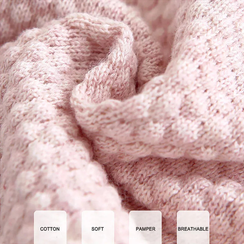 Doux Cocoon – Ensemble Tricot Bébé (Pull + Pantalon)