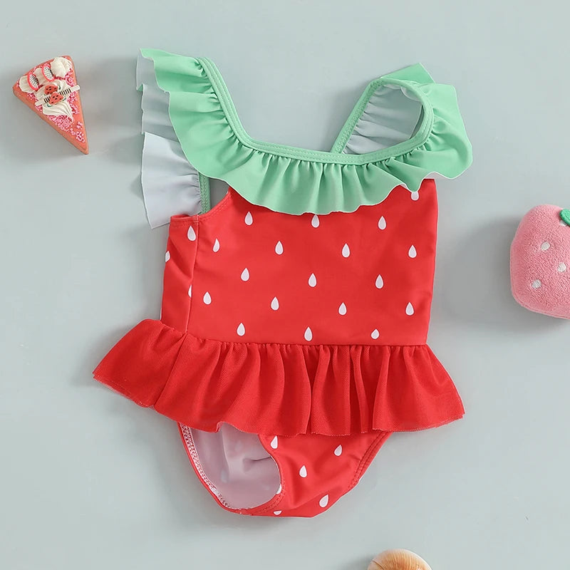 Maillot Volanté Bébé – Petits Bains Plein de Charme (0-3 ans)