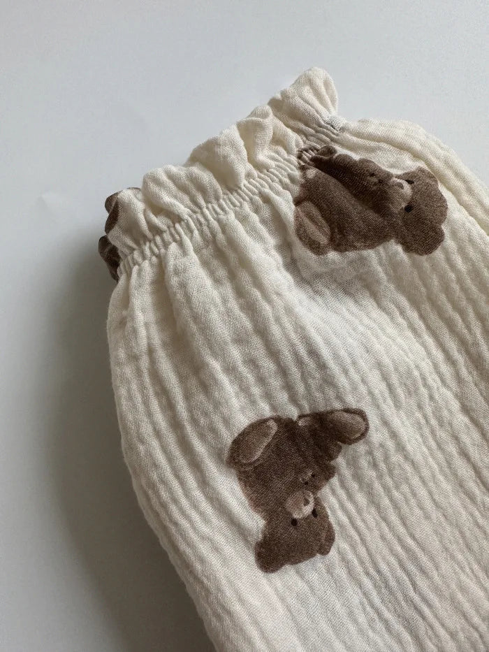 Pantalon Malin Souple en Coton Bio Imprimé