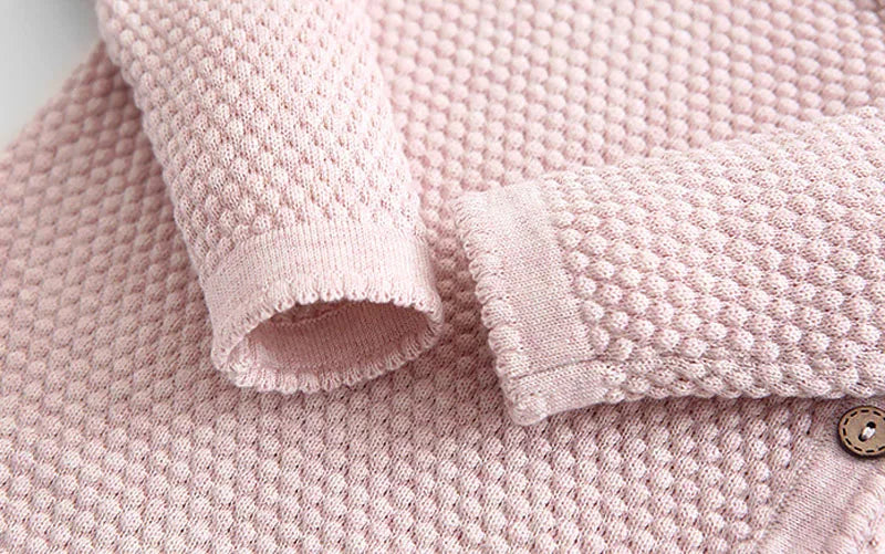 Doux Cocoon – Ensemble Tricot Bébé (Pull + Pantalon)