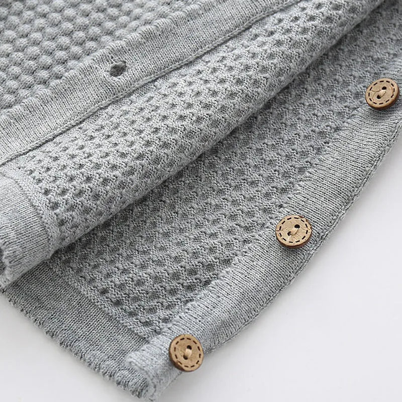 Doux Cocoon – Ensemble Tricot Bébé (Pull + Pantalon)