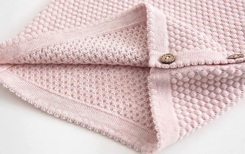 Doux Cocoon – Ensemble Tricot Bébé (Pull + Pantalon)