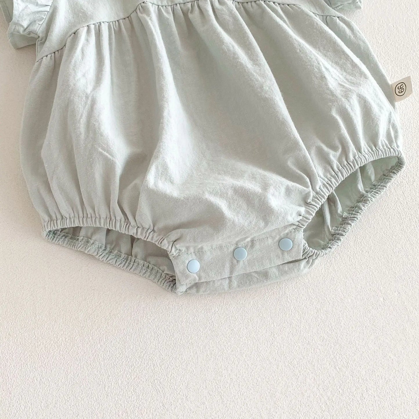 Barboteuse Petite fée col poupée avec bandeau assorti