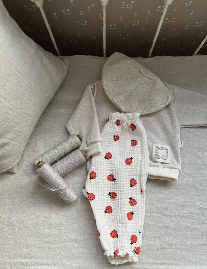 Pantalon Malin Souple en Coton Bio Imprimé