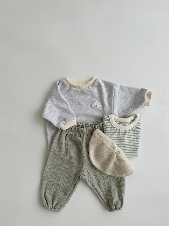Pantalon Malin Souple en Coton Bio Imprimé