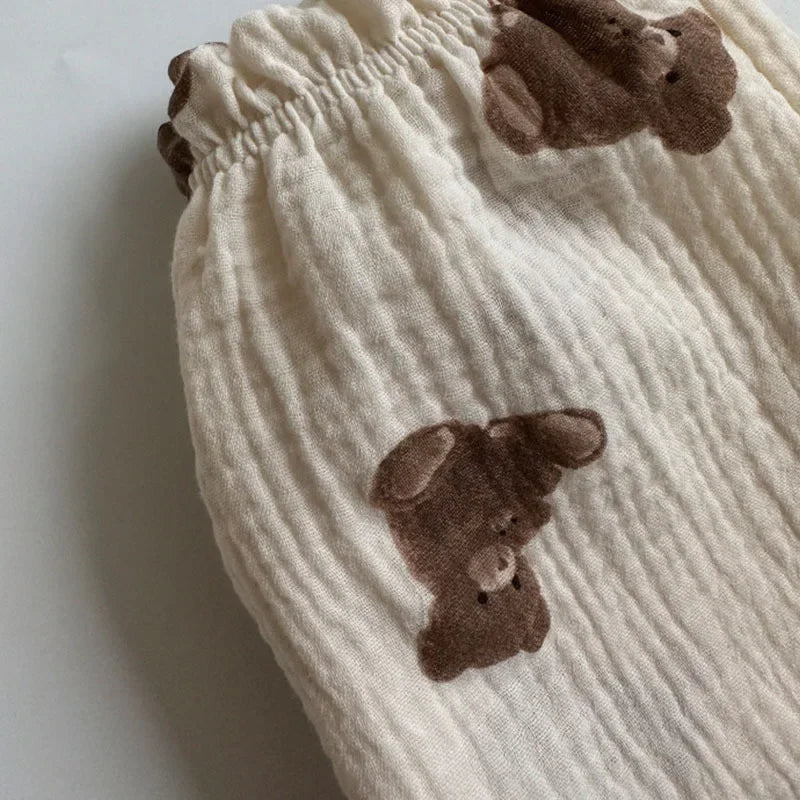 Pantalon Malin Souple en Coton Bio Imprimé