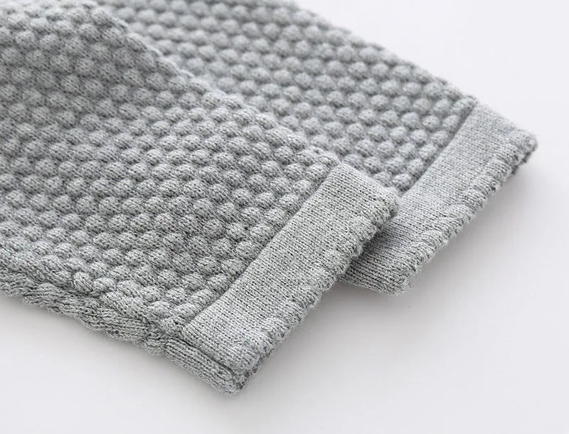 Doux Cocoon – Ensemble Tricot Bébé (Pull + Pantalon)