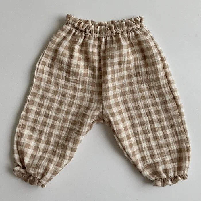 Pantalon Malin Souple en Coton Bio Imprimé