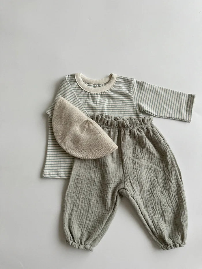 Pantalon Malin Souple en Coton Bio Imprimé