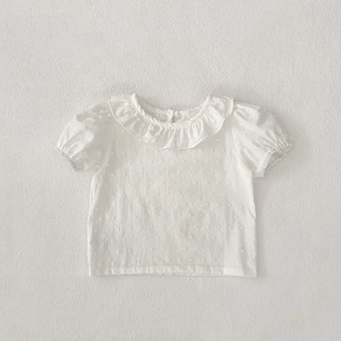 Blouse Nuage - Haut Bébé Col Claudine Tout Doux (0 à 3 ans)