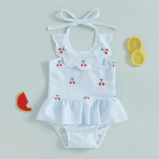 Maillot Volanté Bébé – Petits Bains Plein de Charme (0-3 ans)