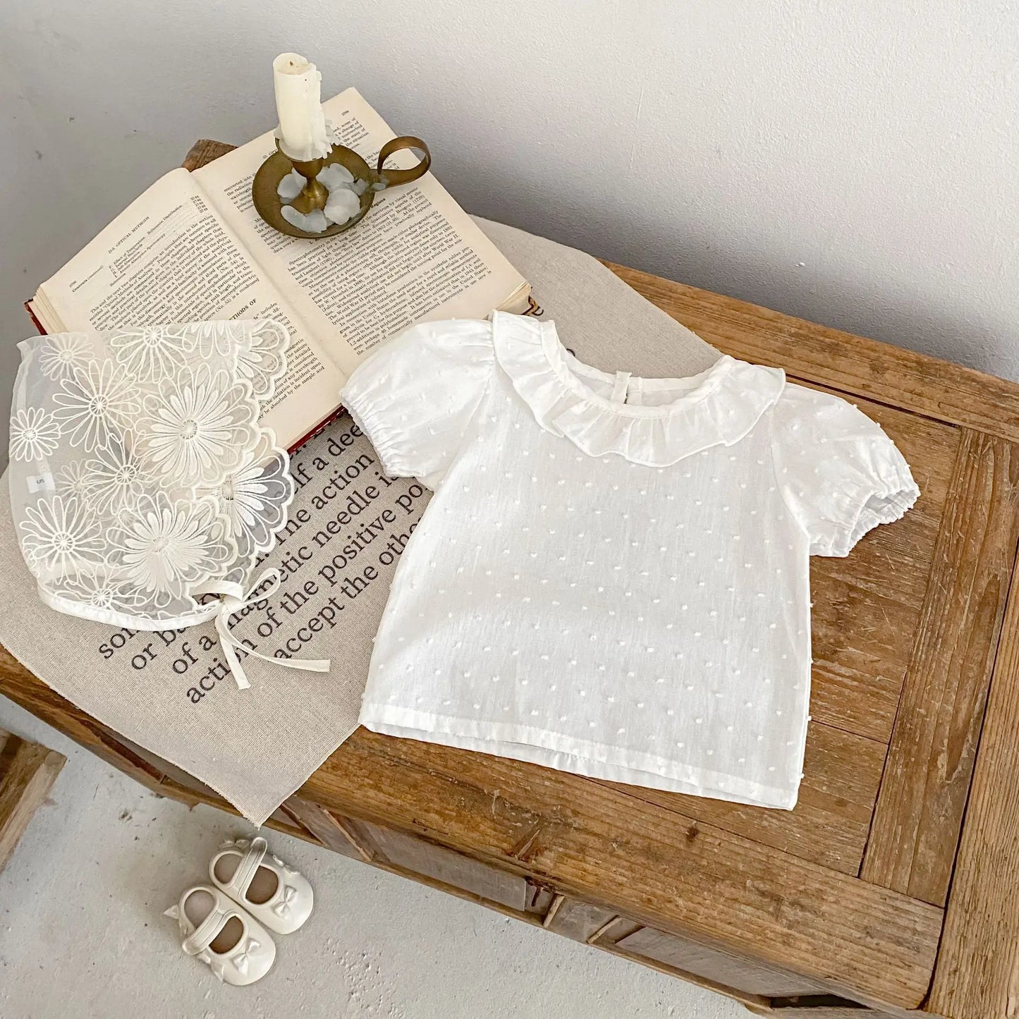Blouse Nuage - Haut Bébé Col Claudine Tout Doux (0 à 3 ans)