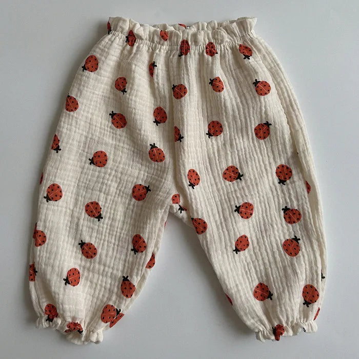 Pantalon Malin Souple en Coton Bio Imprimé