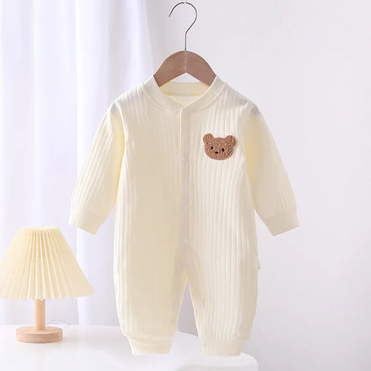 Pyjama Douillet Petit Ours – Coton 100 % Bio (0 à 24 mois)