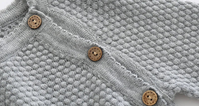 Doux Cocoon – Ensemble Tricot Bébé (Pull + Pantalon)