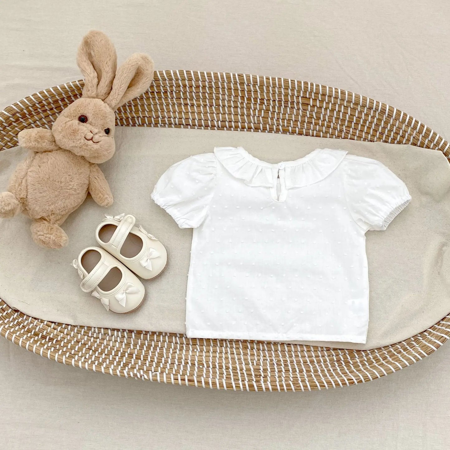 Blouse Nuage - Haut Bébé Col Claudine Tout Doux (0 à 3 ans)