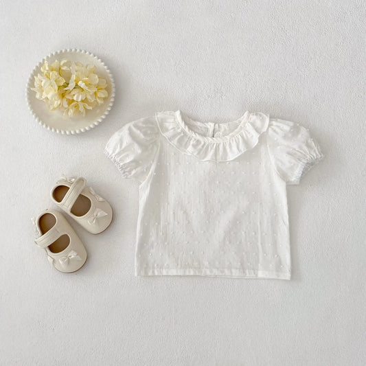 Blouse Nuage - Haut Bébé Col Claudine Tout Doux (0 à 3 ans)