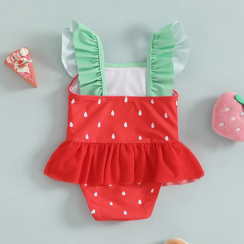 Maillot Volanté Bébé – Petits Bains Plein de Charme (0-3 ans)