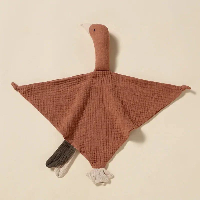 Gabin l’Oie – Doudou Câlin en Coton Muslin
