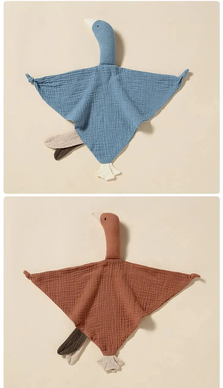 Gabin l’Oie – Doudou Câlin en Coton Muslin