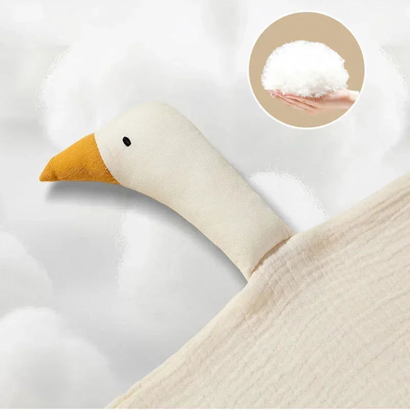 Gabin l’Oie – Doudou Câlin en Coton Muslin